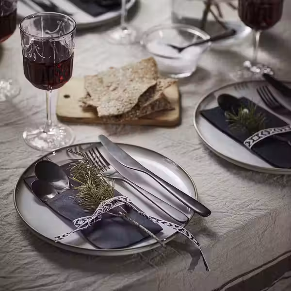 MOTTAGA Салфетка бумажная - чёрный 38x38 см - фото 4