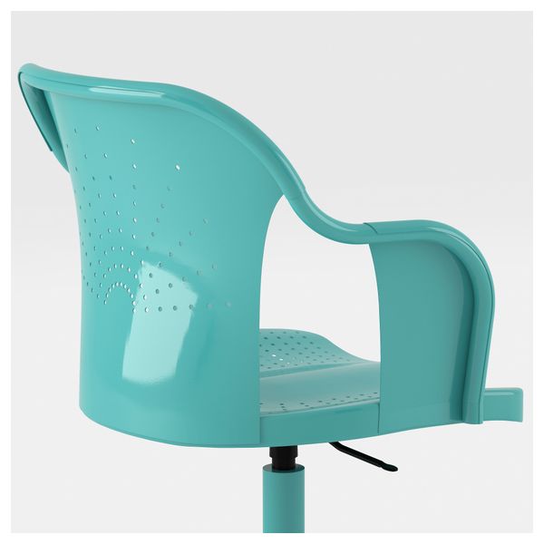 Рабочий стул РОБЕРГЕТ, бирюзовый - фото 3