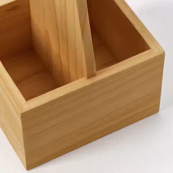 CHOKLADHAJ ШОКЛАДХЭЙ Переносной органайзер - дерево 12x11 см - схема-чертеж с размерами