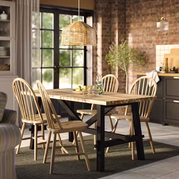 SKOGSTA Стол и 4 стула - фото 2