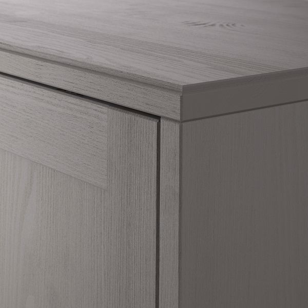 Шкаф с цоколем, 81x37x134 см, серый IKEA HAVSTA ХАВСТА 592.750.97 - фото 5