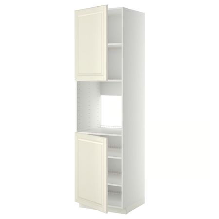 METOD Высок шкаф д/духовки/2дверцы/полки