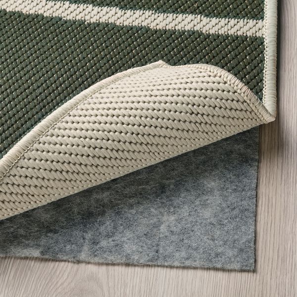 Ковер безворсовый, для/дома/улицы, темно-зеленый/белый с оттенком 160x230 см IKEA TÖMMERBY ТЁММЕРБЮ 204.952.03 - схема-чертеж с размерами