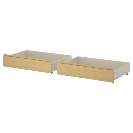 STORKLINTA Кроватный ящик, 2 шт. - под дуб 200 см