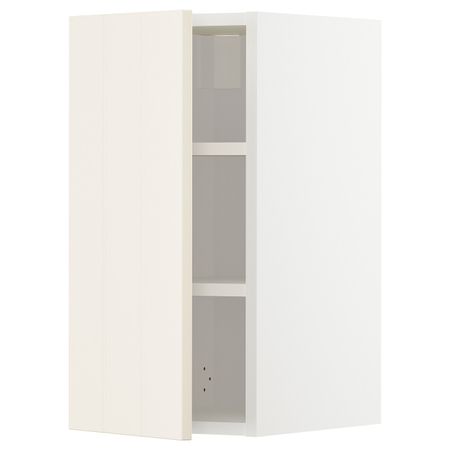 Шкаф навесной с полкой, белый/Хитарп белый с оттенком 30x60 см IKEA METOD МЕТОД 393.007.76