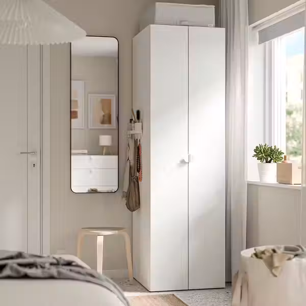 LASTARE ЛАСТАРЕ Гардероб, комбинация - белый 60x62x200 см - фото 2