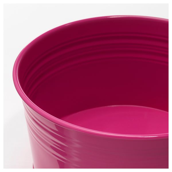 Кашпо СОККЕР, д/дома/улицы, розовый - схема-чертеж с размерами