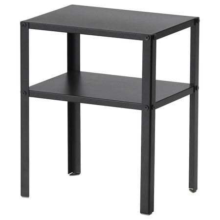 Тумба прикроватная, черный 37x28 см IKEA KNARREVIK КНАРРЕВИК 603.867.30