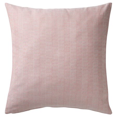 Чехол на подушку, красный, белый 50x50 см IKEA PLOMMONROS ПЛОММОНРОС 805.069.58