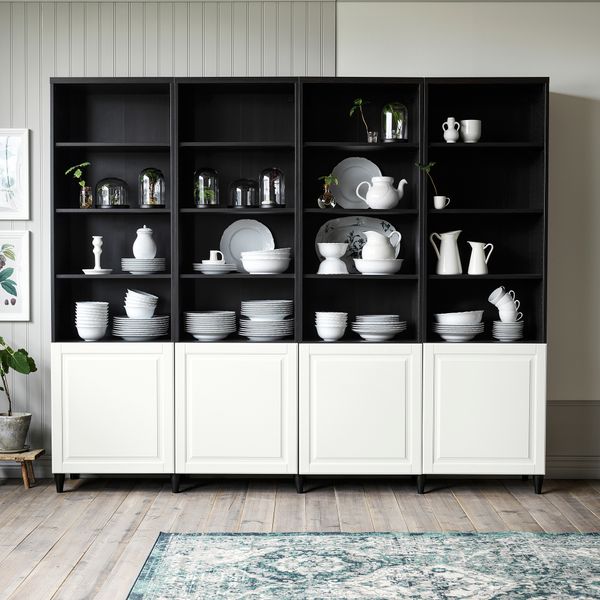 Комбинация для хранения, 120x42x202 cm IKEA BESTÅ БЕСТО 694.371.22 - фото 6