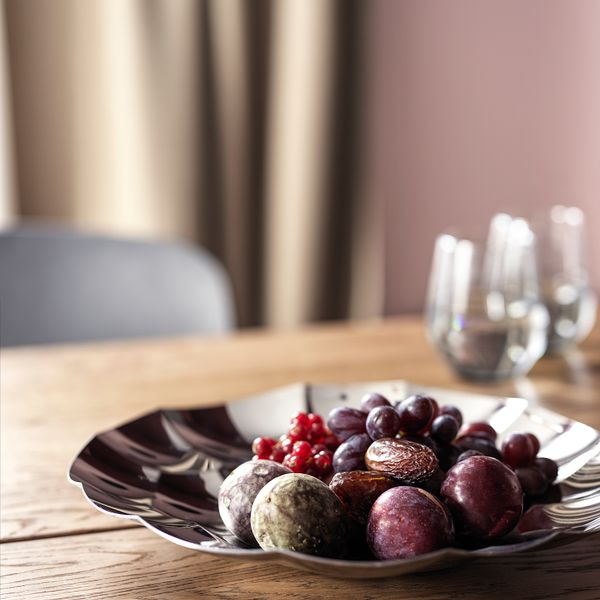 Миска, 33 см, нержавеющая сталь IKEA DRÖMSK 104.566.74 - схема-чертеж с размерами