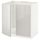 Напольный шкаф для раковины + 2 двери, белый/Рингульт светло-серый 80x60 см IKEA METOD МЕТОД 792.318.99