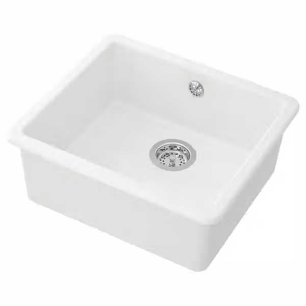 HAVSEN Одинарная врезная мойка - белый 53x47 см - фото 1