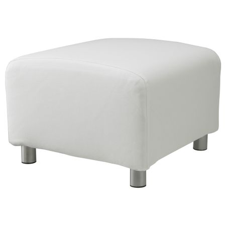 Чехол на пуф КЛИППАН, Гранон белый