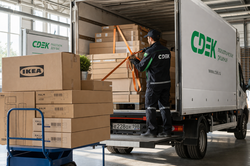 Доставка мебели IKEA в Россию