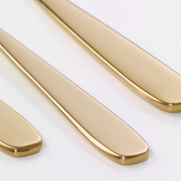 Столовый набор, 24 предмета, желтая медь IKEA TILLAGD ТИЛЛАГД 304.744.55 - фото 3