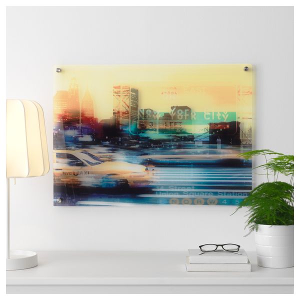 Картина МАНТЭБО, Такси в Нью-Йорке (70x50 см) - фото 2