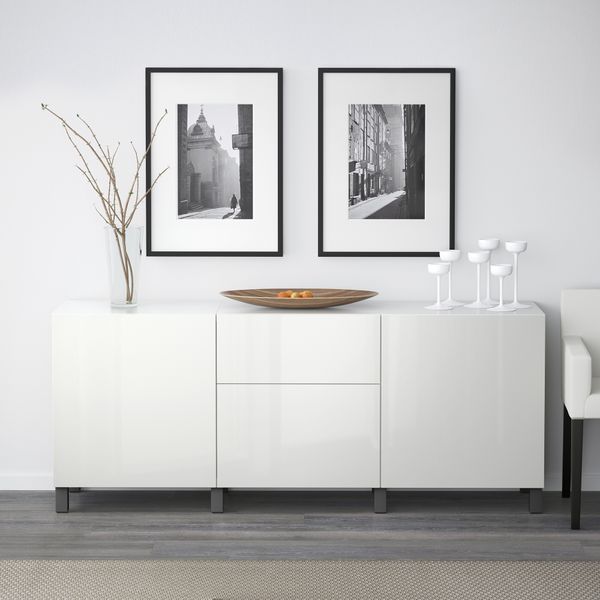 Комбинация для хранения с ящиками IKEA BESTÅ БЕСТО 094.259.28 - фото 3