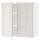 Навесной шкаф с полками, 2 дверцы, белый, Ringhult светло-серый, 80x80 см IKEA METOD МЕТОД 694.584.59