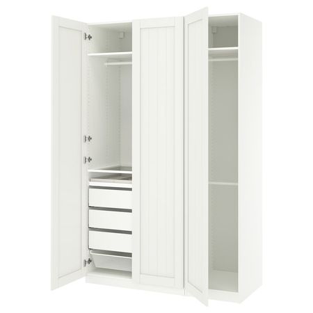 PAX / GULLABERG Гардероб, комбинация - белый/белый 150x60x236 см