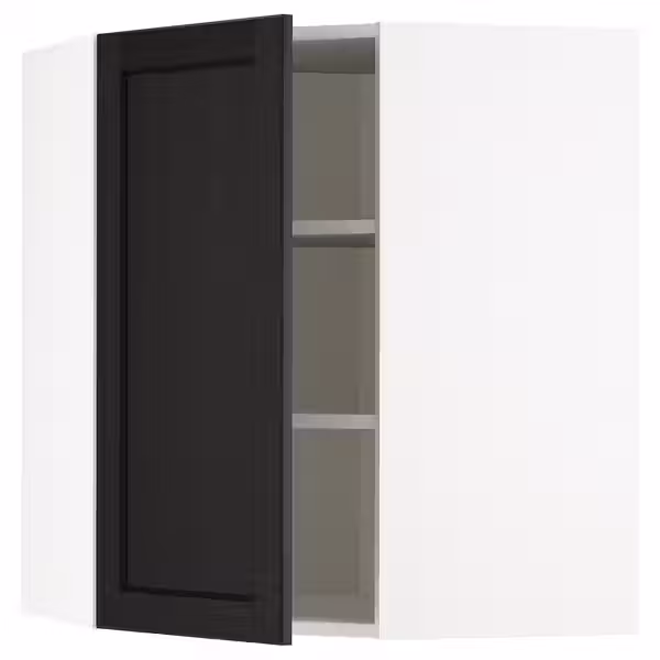 METOD Угловой навесной шкаф с полками - фото 1
