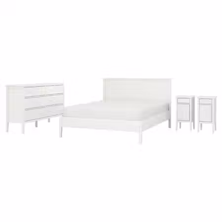 GULLABERG Комплект мебели д/спальни, 4 предм. - белый 160x200 см