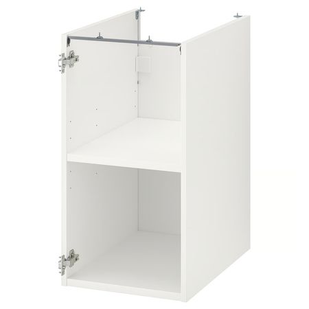 ENHET Напольный шкаф с полкой - белый 40x60x75 см