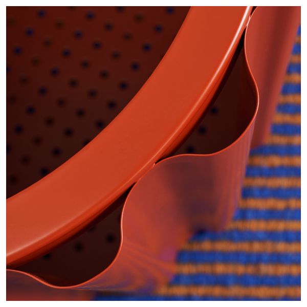 Придиванный столик, 37x37 см, красно-коричневый, розовый IKEA TESAMMANS 505.626.63 - схема-чертеж с размерами