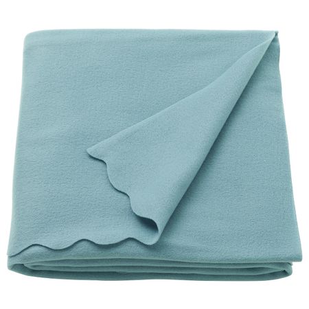 Плед, голубой 120x160 см IKEA THORGUN ТХОРГУН 005.134.63