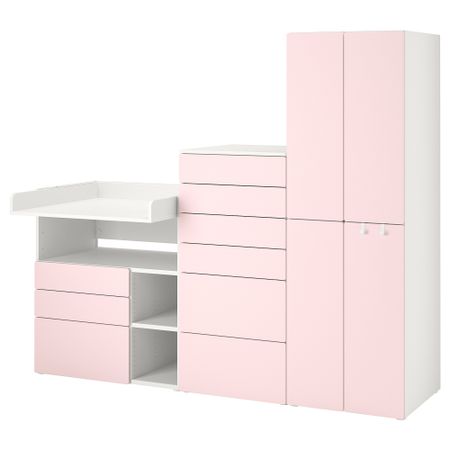 Комбинация для хранения, 210x79x181 cm IKEA PLATSA ПЛАТСАA ПЛАТСА, SMÅSTAD СМОСТАД 594.311.73