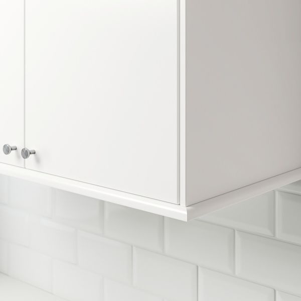 Карниз декоративный закругленный, белый 221 см IKEA FÖRBÄTTRA ФОРБЭТТРА 803.671.46 - фото 4