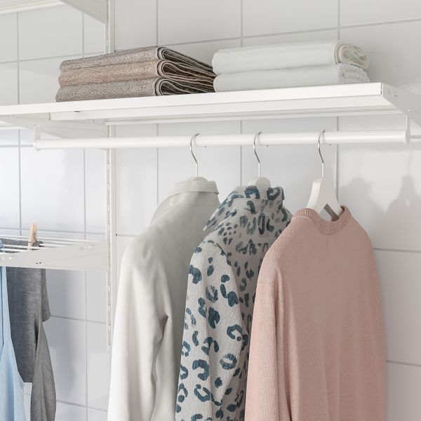 Комбинация для прачечной, белый/металлический 227x40x101 см IKEA BOAXEL БОАКСЕЛЬ 793.324.12 - фото 3