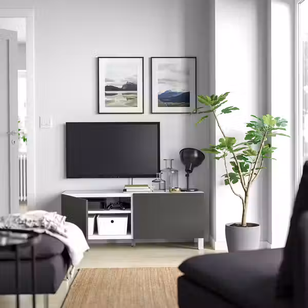 BESTÅ Тумба под ТВ, с дверцами - фото 5