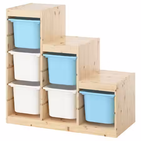 TROFAST Комбинация д/хранения+контейнеры