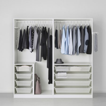 Гардероб, белый, 200x58x201 см IKEA PAX ПАКС 791.284.54