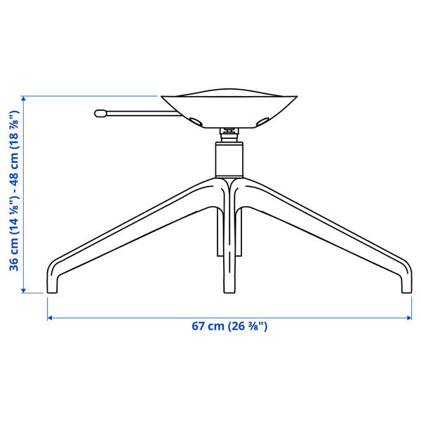 IKEA, дополнительный ракурс - схема-чертеж с размерами