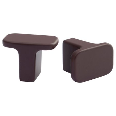 Ручка мебельная, темно-красный 15 мм IKEA HACKÅS ХАККОС 905.223.59