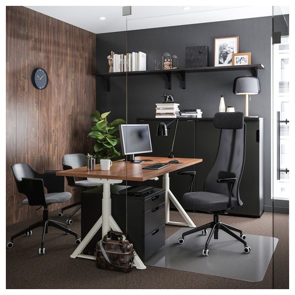 Шкаф с раздвижными дверцами, ясеневый шпон, черная морилка 160x120 см IKEA GALANT ГАЛАНТ 803.651.47 - схема-чертеж с размерами