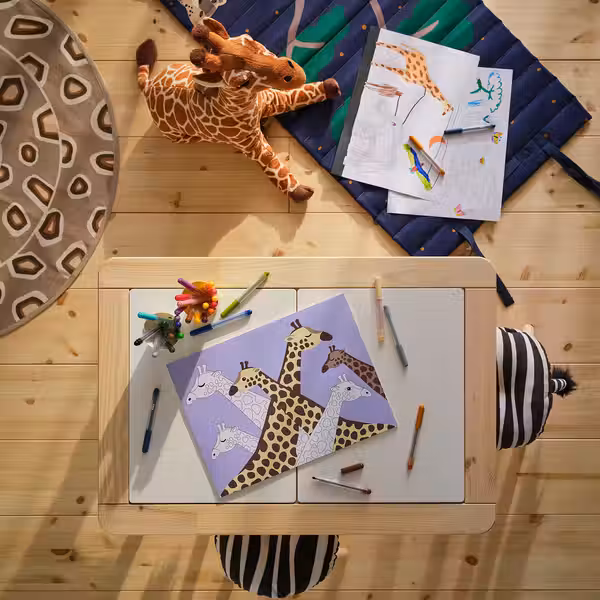 SANDLÖPARE Книга для раскрашивания - саванна - фото 3