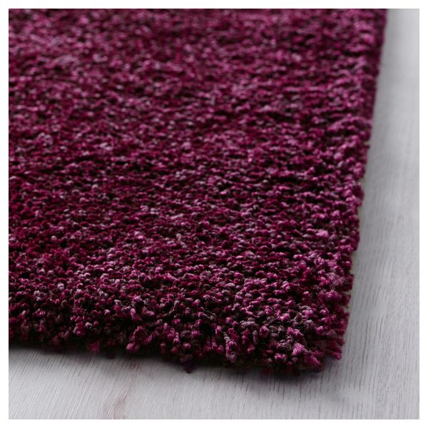 Ковер, длинный ворс ОДУМ, сиреневый - схема-чертеж с размерами