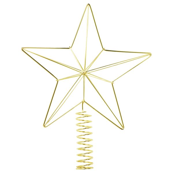 Наконечник-звезда, золотой, 25 см IKEA VINTERFINT 305.783.54 - фото 1