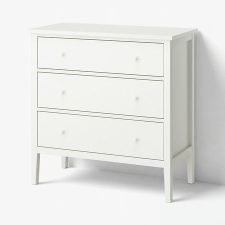GULLABERG Комод с 3 ящиками - белый 99x48x100 см