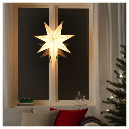 Абажур для подвесного светильника СТРОЛА, белый, красный