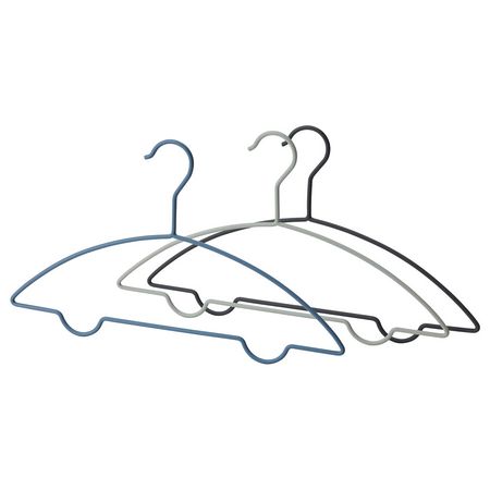 BARNDRÖM Плечики детские - синий зеленый/серый