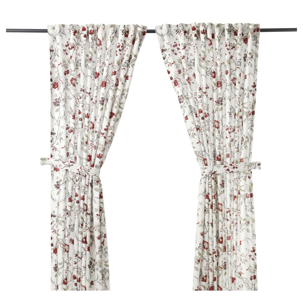 Гардины с прихватом, 1 пара ИНГМАРИ, разноцветный (145x300 см) - фото 1