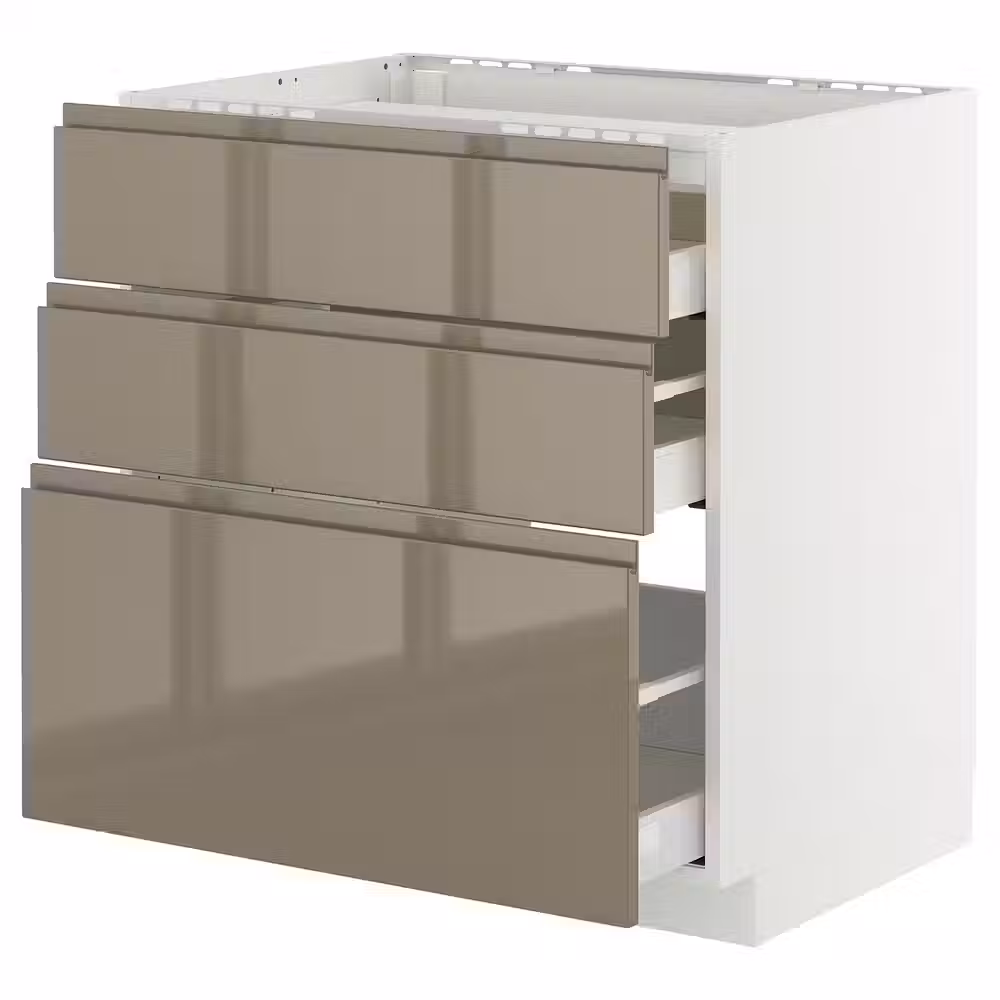 METOD / MAXIMERA Шкаф д/варочной панели/3фасада/3ящ - фото 1