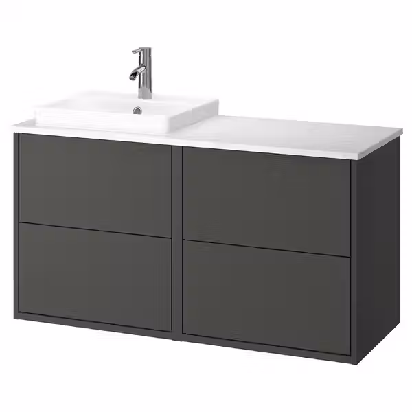 HAVBÄCK / ORRSJÖN ОРРШЁН Шкаф п-раковину/раковина/смеситель - фото 1