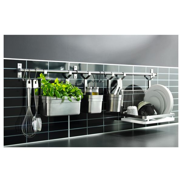 Настенная панель ФАСТБУ, двусторонний черный, под плитку черный (60x50 см) - фото 5