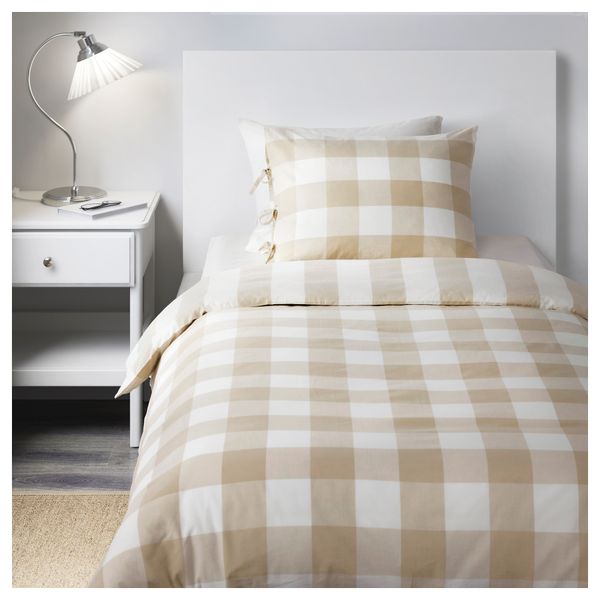 Пододеяльник и 1 наволочка ЭММИ РУТА, бежевый, белый - фото 3