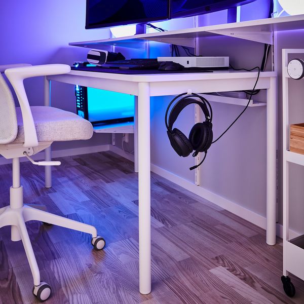 Стол, 130x70 см, белый IKEA TOMTOMMARYD ТОММАРЮД ТОММАРЮД 993.874.89 - фото 3